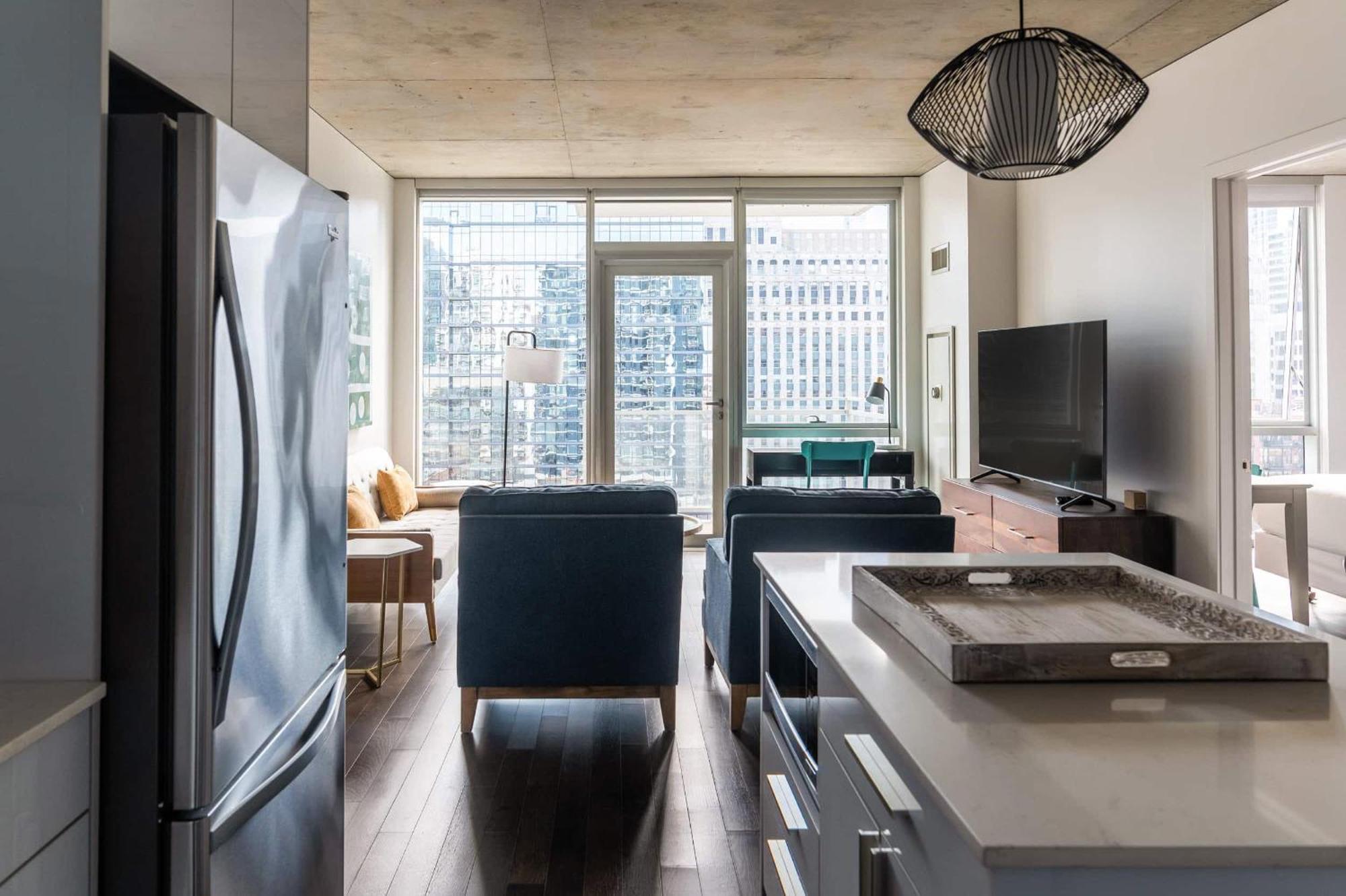 2Br Elegant Premium Suite With Balcony & Sweeping City Views Chicago Eksteriør bilde