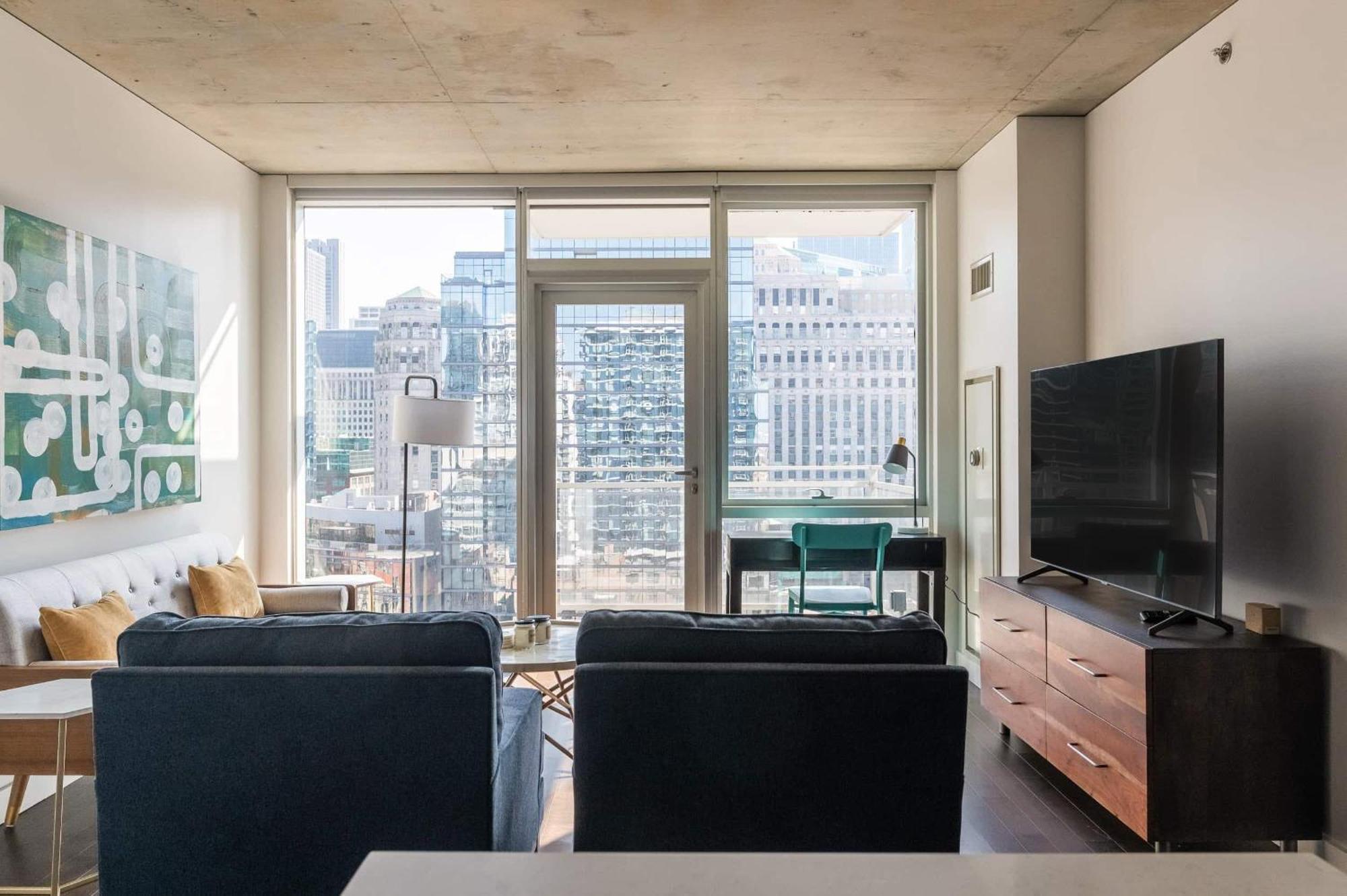 2Br Elegant Premium Suite With Balcony & Sweeping City Views Chicago Eksteriør bilde