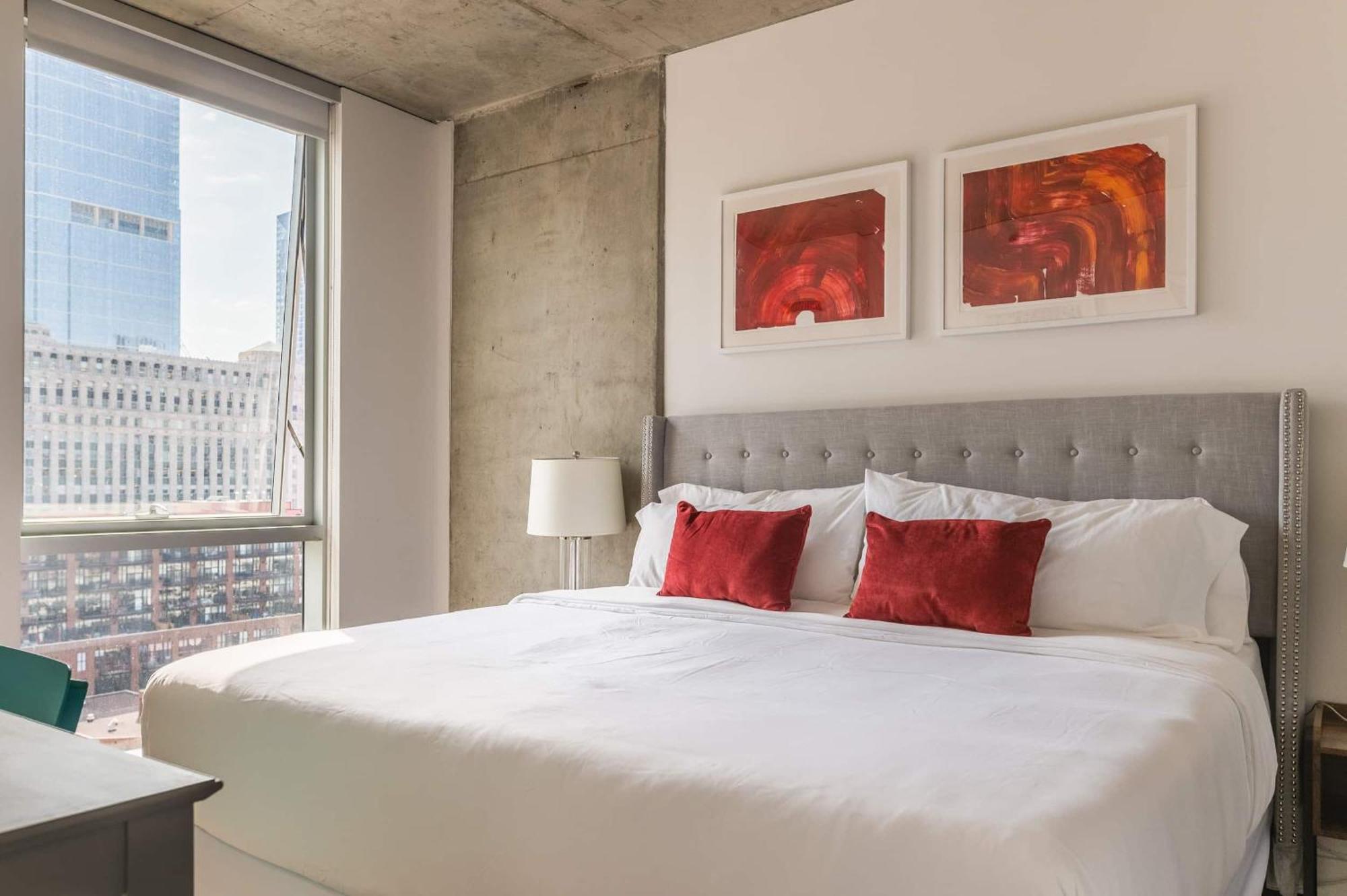 2Br Elegant Premium Suite With Balcony & Sweeping City Views Chicago Eksteriør bilde