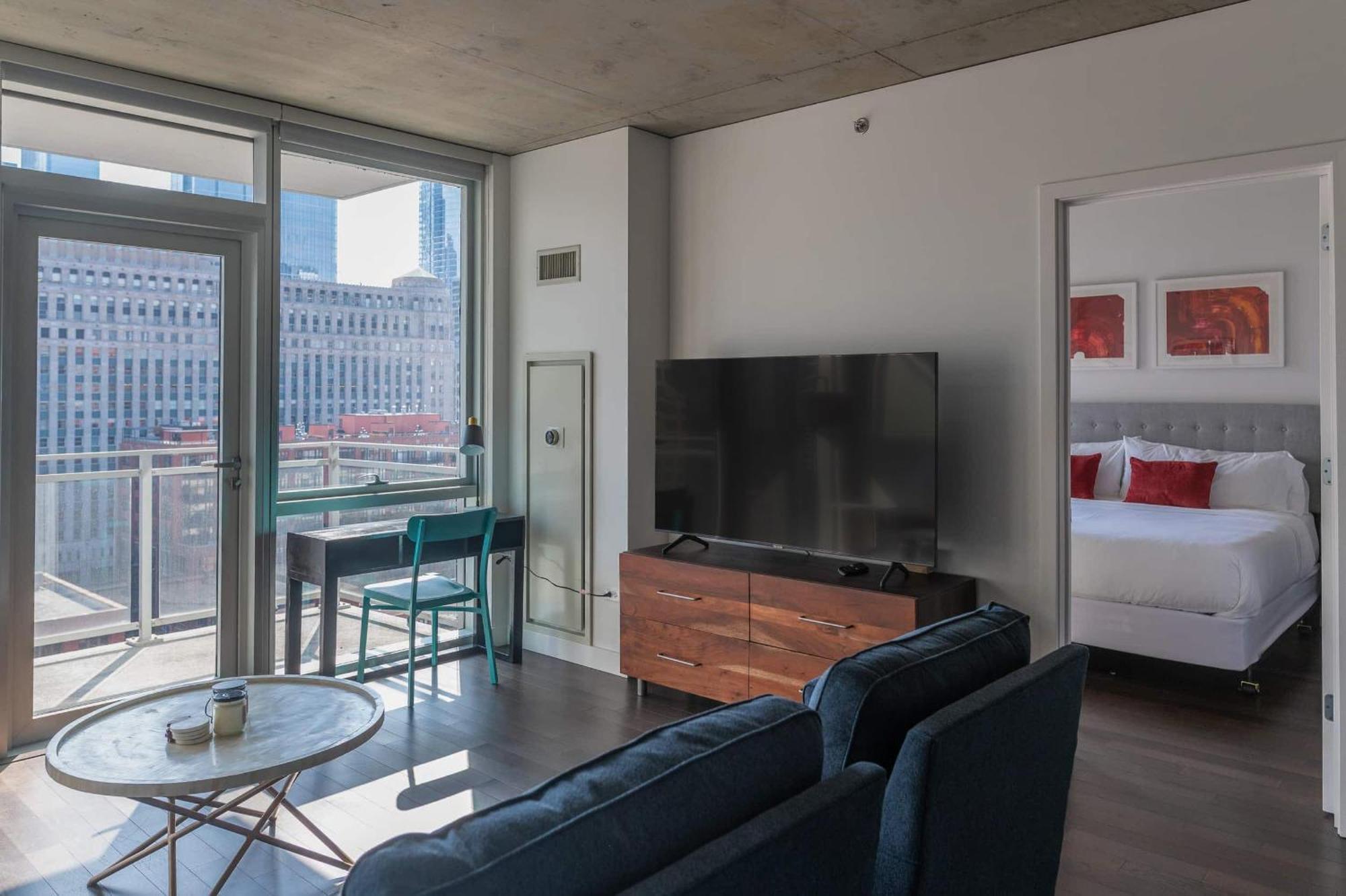2Br Elegant Premium Suite With Balcony & Sweeping City Views Chicago Eksteriør bilde